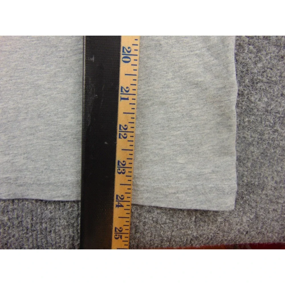 Polo Ralph Lauren Hoodie Mens‎ Med Gray Solid Pullover Long Sleeve Pony Logo Tee